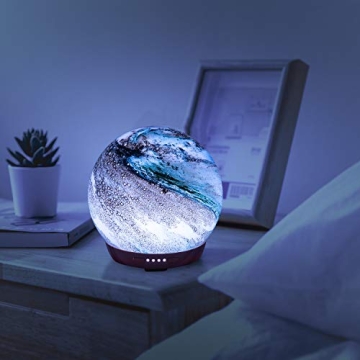Moon Essential Oil Diffuser with LED Colors Auto Shut-Off
