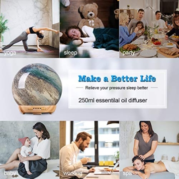 Moon Essential Oil Diffuser with LED Colors Auto Shut-Off