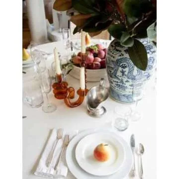 Saffron Candle Holder Swizzle – by Alice Lane Home Collection – Your Home Elevated by Warm Light...