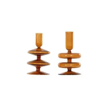 Saffron Candle Holder Swizzle – by Alice Lane Home Collection – Your Home Elevated by Warm Light and Atmosphere – for Office, Kitchen, Living Spaces