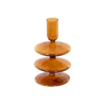 Saffron Candle Holder Swizzle – by Alice Lane Home Collection – Your Home Elevated by Warm Light and Atmosphere – for Office, Kitchen, Living Spaces