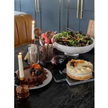 Saffron Candle Holder Swizzle – by Alice Lane Home Collection – Your Home Elevated by Warm Light and Atmosphere – for Office, Kitchen, Living Spaces