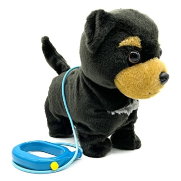 YH YUHUNG Walking and Barking Toy Dog with Remote Control Leash - Interactive Puppy Gift for Kids