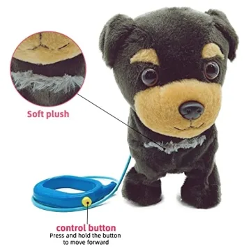 YH YUHUNG Remote Control Walking Barking Toy Dog for Kids