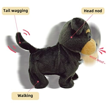 YH YUHUNG Remote Control Walking Barking Toy Dog for Kids