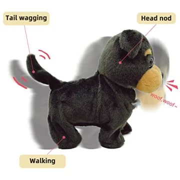 YH YUHUNG Remote Control Walking Barking Toy Dog for Kids
