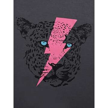 SOFIA'S CHOICE Women Tiger Casual Tee Shirt for Everyday Wear