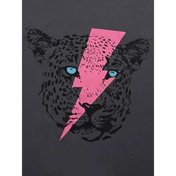 SOFIA'S CHOICE Women Tiger Casual Tee Shirt for Everyday Wear