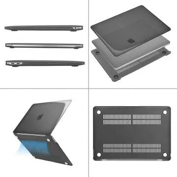 MOSISO MacBook Air 13 Inch Case Crystal Black