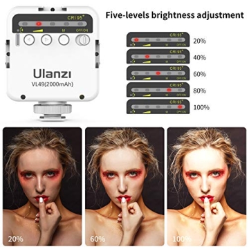 ULANZI VL49 LED Video Light - Compact & Versatile for Creators