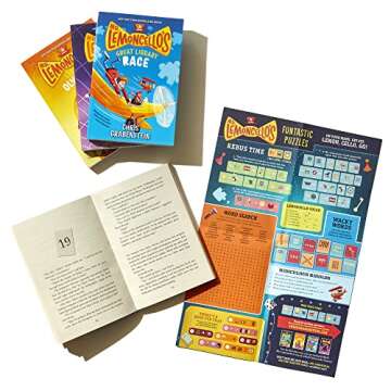 Mr. Lemoncello's Library Books 1-4 Boxed Set for Kids