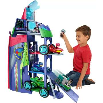 PJ Masks HQ Playset - Interactive Action Toys