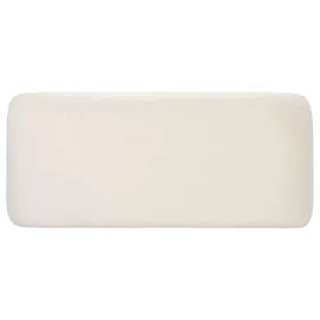 SAFAVIEH Home Collection Tenko Modern Cream Velvet Bench (Fully Assembled) BCH1300A