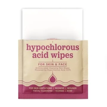 Hypochlorous Acid Wipes for Skin Piercing Acne Eczema Care
