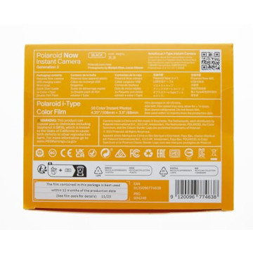 Polaroid Now 2nd Gen Instant Camera + Film Bundle