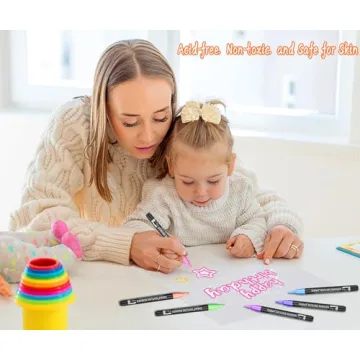 Caliart Double Line Markers for Kids Vibrant Art
