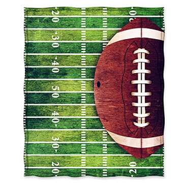 Jekeno Football Gifts Blanket for Boys Teens Girls, Sport Gifts for Adult Kids, Football Accessories...