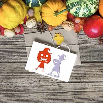 Halloween Witch Girl Metal Cutting Dies for Card Making