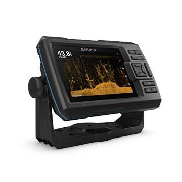 Garmin 010-01872-00 STRIKER 5CV with Transducer, 5" GPS Fishfinder, CHIRP Traditional And ClearVu Sc...