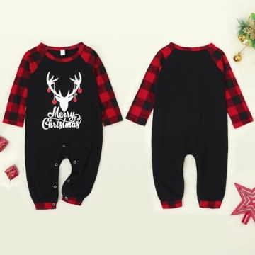 Comforting ZOEREA Christmas Family Pajamas Matching Set