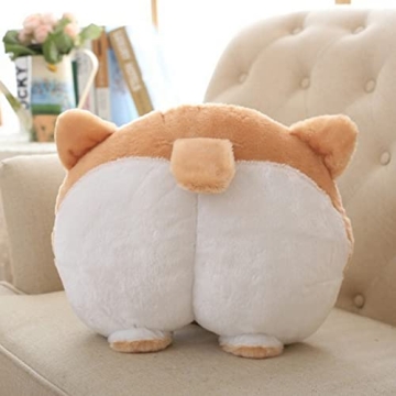 VEEKI Corgi Butt Pillow, Cute Animal Appearance, Can Be Used As Cushion Pillow Sofa Pillow and Many Other Purposes, Birthday Gift