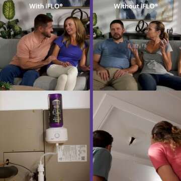 iFLO® Smart Automated A/C Drain Line Cleaner for HVAC System, For Clog-Free, Easy Installation and ...