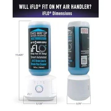 iFLO Smart A/C Drain Line Cleaner - Automated Maintenance