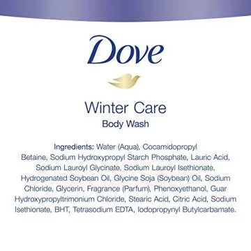 Dove Body Wash for Nourishing Dry Skin in Winter