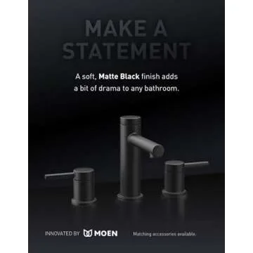 Moen Align Matte Black 9-inch Modern Hand Towel Bar, Bathroom Towel Hanger, YB0486BL