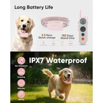 Htcuto Wireless Dog Fence - Remote Training 2-in-1 System