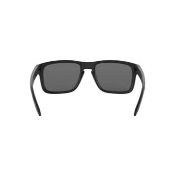 Oakley Men's OO9102 Holbrook Square Sunglasses, Matte Black Tonal Icon/Grey, 57 mm