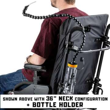 Giraffe Bottle Tower Hands Free Drinking System - Clear Tritan