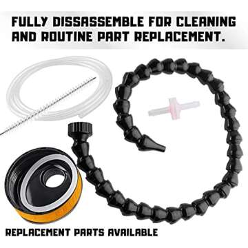 Giraffe Bottle Tower Hands Free Drinking System - Clear Tritan