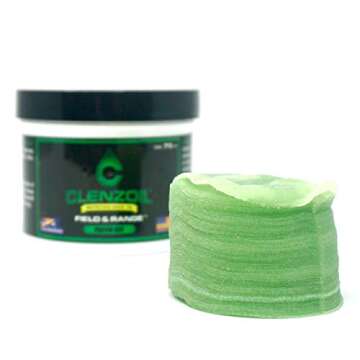 CLENZOIL Field & Range Patch Kit | Cleaner Lubricant Protectant [CLP] | One-Step Gun Cleaner and Gun Oil Lubricant | Approx. 75 Pre-Saturated Gun Cleaning Bore Patches & Field Wipes