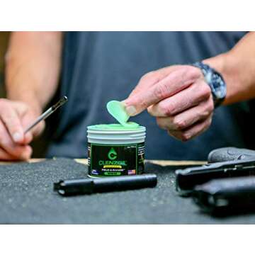 CLENZOIL Field & Range Patch Kit | Cleaner Lubricant Protectant [CLP] | One-Step Gun Cleaner and Gun Oil Lubricant | Approx. 75 Pre-Saturated Gun Cleaning Bore Patches & Field Wipes