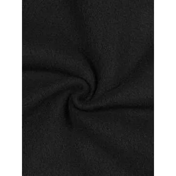 LASLULU Women's Cozy Fleece Cropped Zip Pullover Sweatshirt