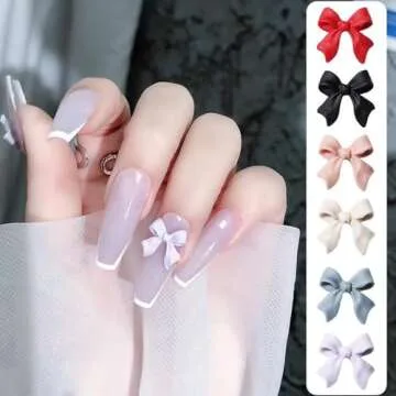 Charming 3D Bow Nail Art Charms for Creative Designs
