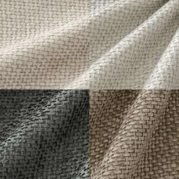 MIULEE Pack of 4 Couch Throw Pillow Covers 18x18 Inch Neutral Soft Decorative Chenille Pillow Covers...