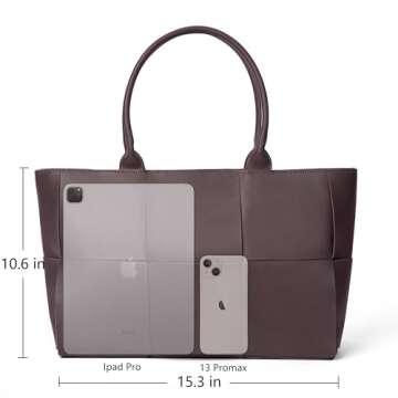 TFTOYC Woven Bag for Women,Leather Shoulder Bag Large Purse Handbag(Coffee)
