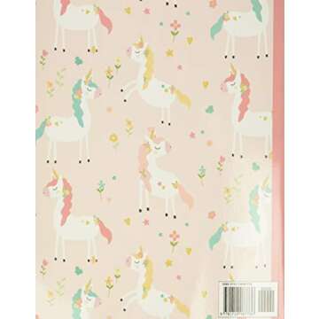 Unicorn Flowers - Primary Story Journal: Dotted Midline and Picture Space | Grades K-2 Composition S...