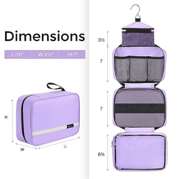 Maliton Travel Toiletry Bag - Waterproof and Portable
