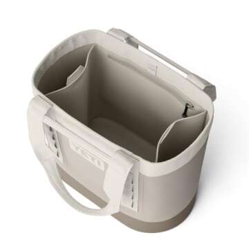 YETI Camino 35 Carryall with Internal Dividers, All-Purpose Utility, Boat and Beach Tote Bag, Durable, Waterproof, Cape Taupe