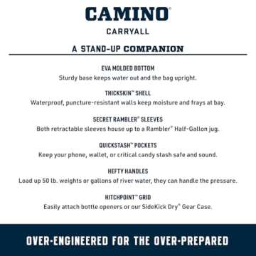 YETI Camino 35 Carryall with Internal Dividers, All-Purpose Utility, Boat and Beach Tote Bag, Durable, Waterproof, Cape Taupe