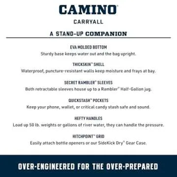 YETI Camino 35 Carryall with Internal Dividers, All-Purpose Utility, Boat and Beach Tote Bag, Durable, Waterproof, Cape Taupe