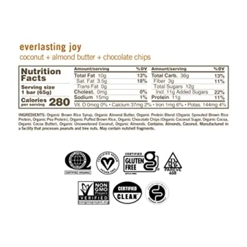 GoMacro MacroBars Vegan Protein Bars - Organic & Delicious