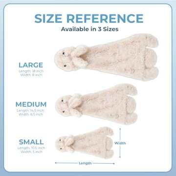 Best Pet Supplies Stuffless Squeaky Dog Toys for All Breeds