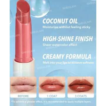 SHEGLAM Pouty Lip Balm - Perfect Shine Peachy Keen
