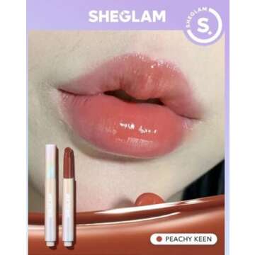 SHEGLAM Pouty Lip Balm - Perfect Shine Peachy Keen
