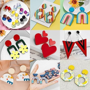 Snoghmil Polymer Clay Earring Making Kit for All Ages