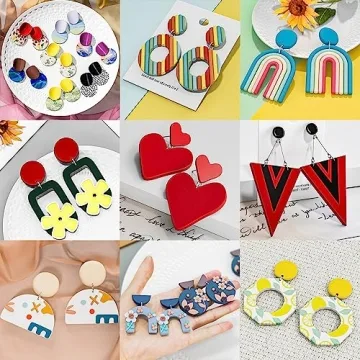 Snoghmil Polymer Clay Earring Making Kit for All Ages